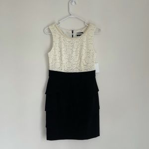 Black and white dress